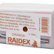 Raidex kleurblok metaal oranje